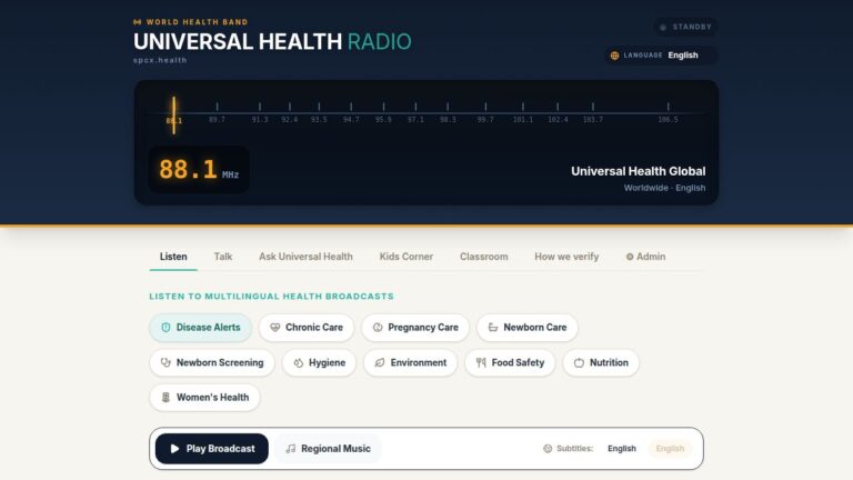 Universal Health Radio (Français) 1 Universal Health Radio Francais radio